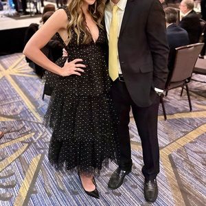 Lulus black tulle dress